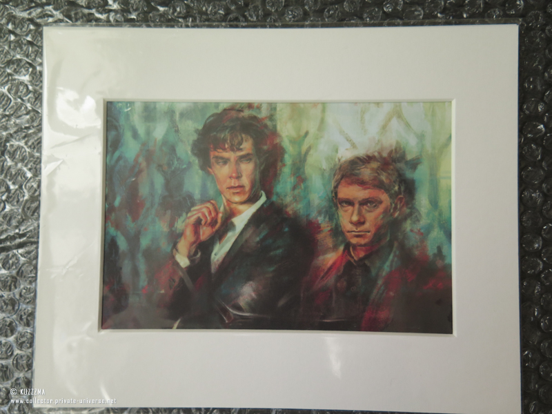 BBC Sherlock Numbered pair: Art print