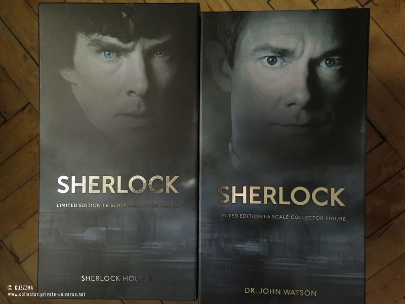 BBC Sherlock Numbered pair: Front of two boxes