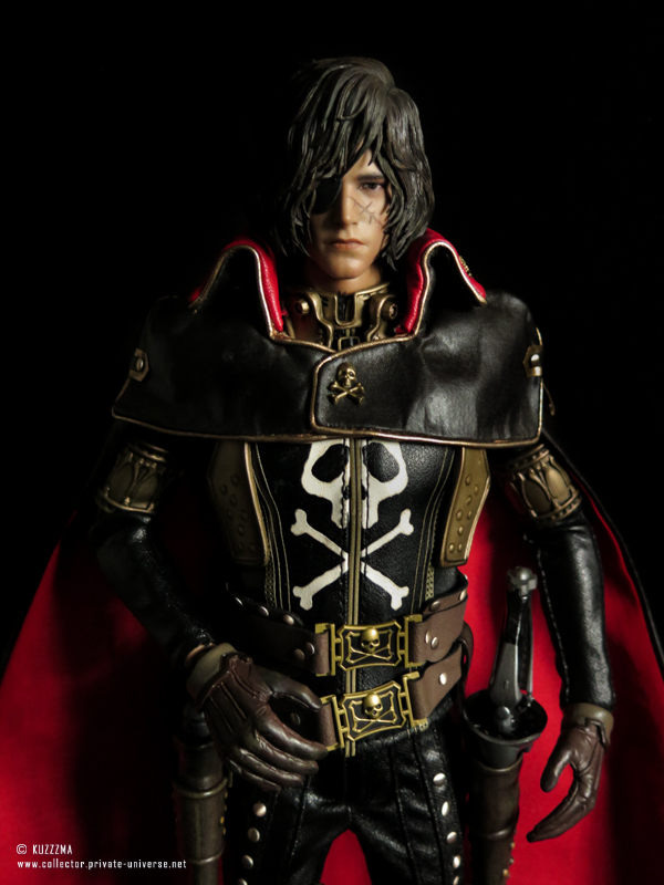 Captain Harlock with weapons