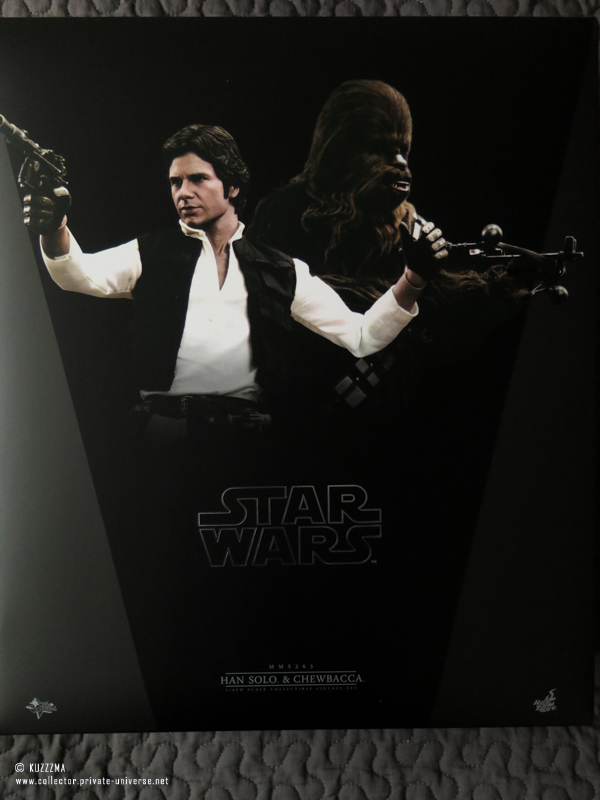 Hot Toys Han Solo & Chewbacca set: Box