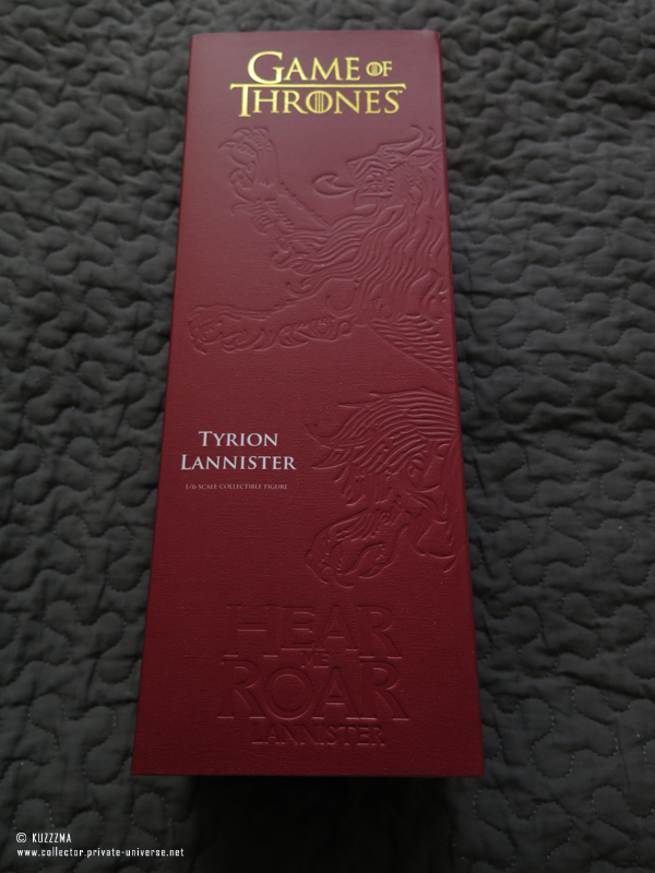 Tyrion Lannister: Outer box (front embossing)
